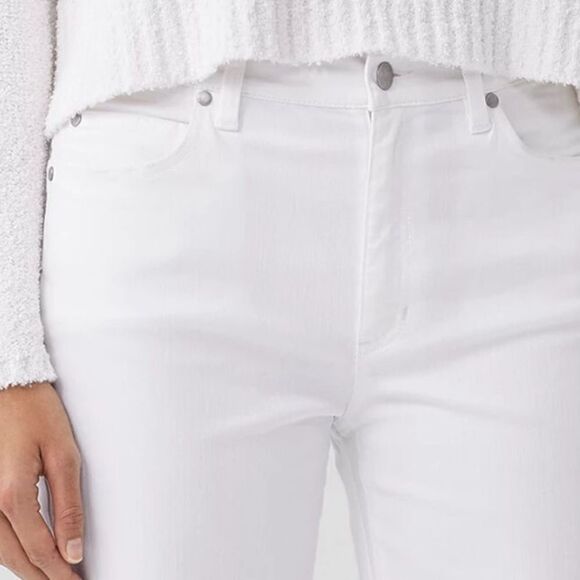 NWT Eileen Fisher Organic Cotton Denim Slim Jean Slim Fit Full Length Stretch 6 - Picture 9 of 11